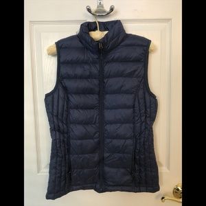 32 Degrees Dark Navy Blue Packable Vest — Small